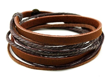 axy WICKELARMBAND SERIE 1 TWIC1! ECHT LEDER Armband Surfer Surferarmband (TWIC1-13) -