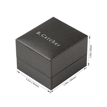 B.Catcher Damen Ohrringe Set mit Herz Ohrstecker Basic 925 Sterling Silber Zirkonia mit Etui damen Schmuck - 