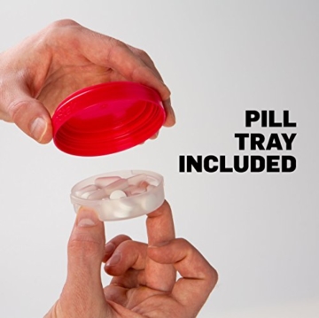 BlenderBottle ProStak Expansion Pak 3 Container (250ml, 150ml und 100ml) inklusive 1. Pillenfach - pink transparent, 1er Pack (1 x 165 g) - 