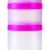 BlenderBottle ProStak Expansion Pak 3 Container (250ml, 150ml und 100ml) inklusive 1. Pillenfach - pink transparent, 1er Pack (1 x 165 g) -