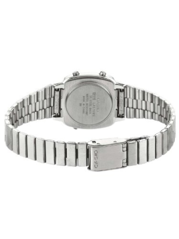 Casio Collection – Damen-Armbanduhr mit Digital-Display und Edelstahlarmband – LA670WEA-1EF - 