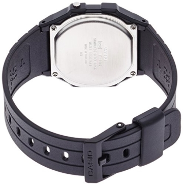 Casio Collection – Herren-Armbanduhr mit Digital-Display und Resin-Armband – F-105W-1AWYEF - 