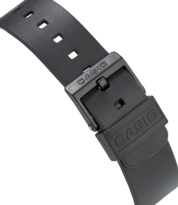 Casio Collection – Unisex-Armbanduhr mit Analog-Display und Resin-Armband – MQ-24-1BLLGF - 