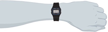 Casio Collection – Unisex-Armbanduhr mit Digital-Display und Resin-Armband – F-91W-1YER - 