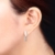 Elli Damen-Halskette + Ohrringe Wellen 925 Sterling Silber Swarovski Kristall grau Brillantschliff 0906982512_45 - 