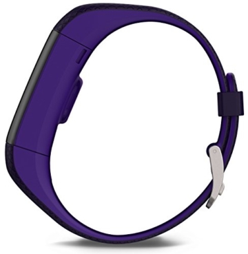 Garmin vívosmart HR+ Fitness-Tracker - GPS-fähig, Herzfrequenzmessung am Handgelenk, Smart Notifications Purple, M - L, 010-01955-31 - 
