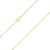 Goldkette, Figarokette diamantiert aus Gelbgold 585 / 14 Karat, Breite 1.1 mm, mit Federring, die Länge ist frei wählbar. NEU -