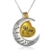 Hosaire 1 Stück Halskette Mode Heart-Form Schmuck Necklace Familienmitglied Anhänger Kette - 