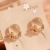 HuntGold 1 Paar süße Diamante Schmetterling Dazzling Katzenauge Ohrstecker Ohrringe -