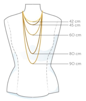 InCollections Damen-Halskette Elfe 925 Sterling Silber 1 Bernstein gelb 42 cm - 
