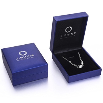 J.SHINE Schmuck Damen Armband Set Engelsflügel Herz Basic 925 Sterling Silber Zirkonia mit Etui - 
