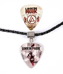 Linkin Park Gitarren Plektren Halskette + Passenden Plektrum -