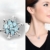 lumanuby Damen Ketten Mit Saphir Anhänger Halskette Diamant Mode schmuck Geschenk Für Mutter Freundin Liebhaber - 