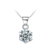 Maysa Jewelry " Luisa " Damen Halskette mit Anhänger aus 925 Sterling Silber mit Kristall Swarovski Element. Silberkette Länge: 45 cm (18") -