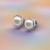 ONECK Damen Ohrstecker Ohrringe Set Basic 925 Sterling Silber mit süßwasserperlen - 