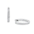 s.Oliver Damen-Creolen Ohrringe 17 mm 925 Sterling Silber rhodiniert Zirkonia weiß -
