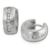 SilberDream Ohrringe Creole Matt Zirkonia weiß 15mm 925er Silber Damen Ohrring SDO349M -