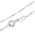 Silberschmuck Kette 925 Sterling Silber Sterlingsilber Kette Halskette für Damen, Silber Singapurkette -