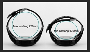 SunJas Armbanduhr Sportuhr 50 Meter Wasserdicht Uhr Digital Led Alarm Kalender Uhren Watches für Herren Männer Damen Frauen Jungen universal Multifunktions-Analog Clock - 