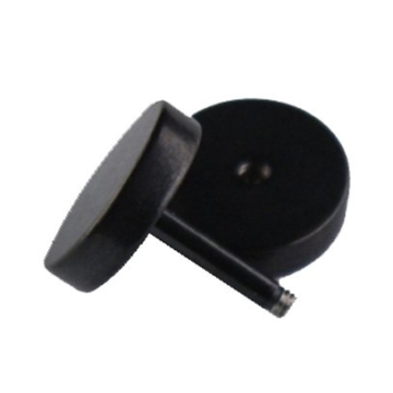 Treuheld® | TITAN FAKE PLUG Ohrstecker - 4 Größen: 4, 6, 8, 10 mm - Schwarz - Titanium (Nickelfrei) OHRRINGE Herren & Damen & Männer zum Schrauben - Ohr Fake Tunnel Piercing Stecker Ohrtunnel - Black - 