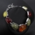 YAZILIND Frauen-Weinlese-Silber überzogene orange Bernstein-Armband-Armbänder Schmuck Geschenke - 