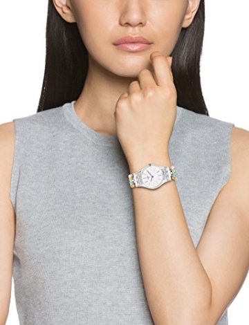 Swatch Damenuhr Digital Quarz mit Plastikarmband – LK368G - 