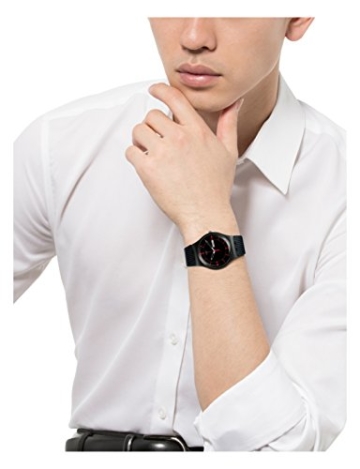 Swatch Herren-Armbanduhr Analog Quarz Silikon SUOB714 - 