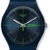Swatch Herren-Armbanduhr Blue Rebel Analog Quarz SUON700 -
