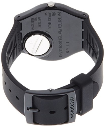 Swatch Unisex-Uhr Analog Quarz mit Plastikarmband – GB247R - 
