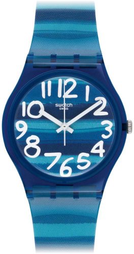 Swatch Unisex-Uhr Analog Quarz mit Plastikarmband – GN237 -