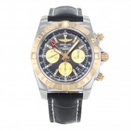 Breitling Chronomat 44 GMT cb042012/BB86–743P Gold & Stahl automatische Herren Armbanduhr - 1