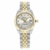 Rolex Datejust 178273 Uhr Stahl Gelbgold Diamant Silber Diamant Mittelgröße - 2