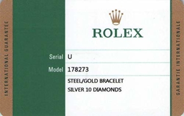 Rolex Datejust 178273 Uhr Stahl Gelbgold Diamant Silber Diamant Mittelgröße - 8