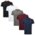 Charles Wilson 5er Packung Einfarbige T-Shirts mit Rundhalsausschnitt (3X-Large, Basics) - 2